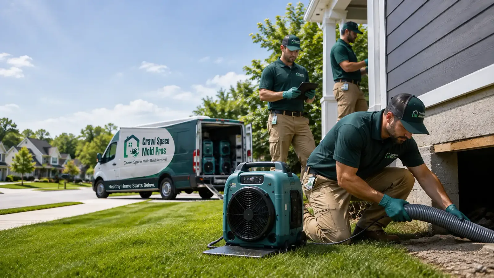 Crawl Space Mold Removal in Alvord, IA